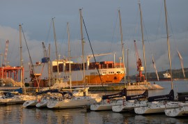 La triple vie du port de Lisbonne